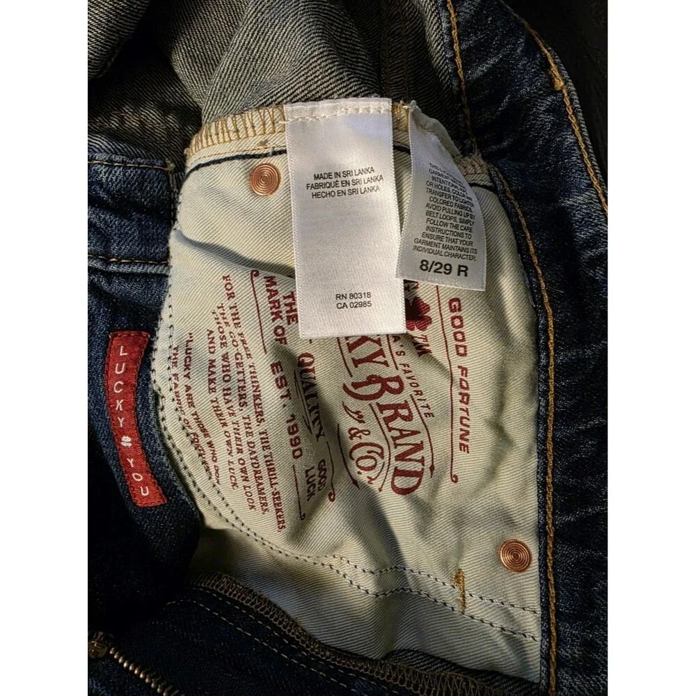 Lucky Brand Boy Mid-Rise Relaxed Strait Jeans (8/29)R - Picture 6 of 8